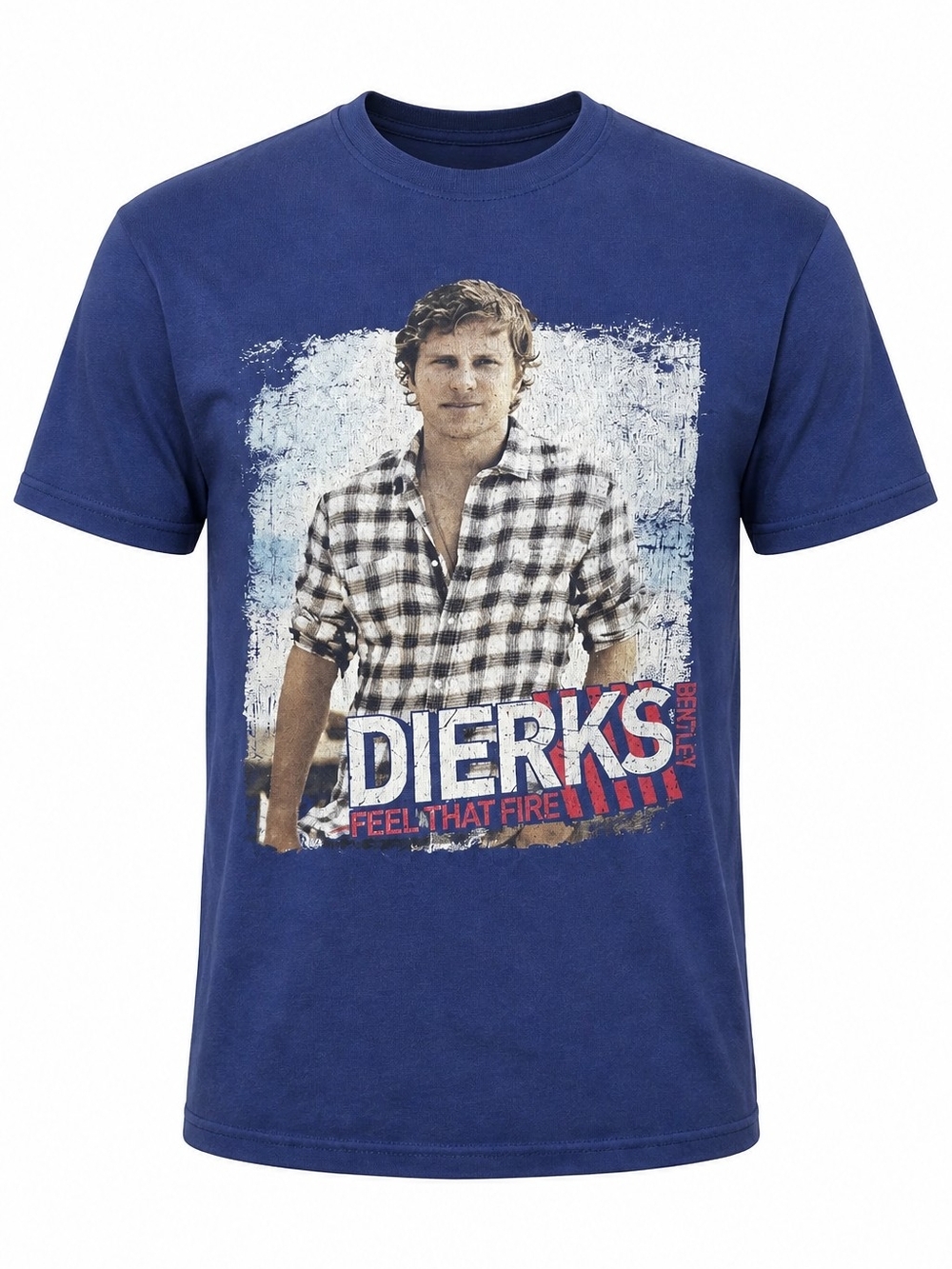 Gildan Blue Dierks Graphic Short Sleeve Tee